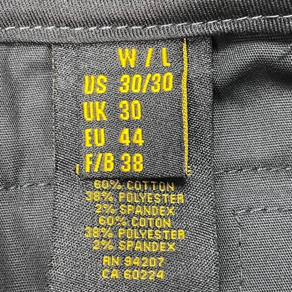 Caterpillar CAT Elite Operator Flex Trouser Pants Black Mens Size 30x30 Stretch - Picture 5 of 9